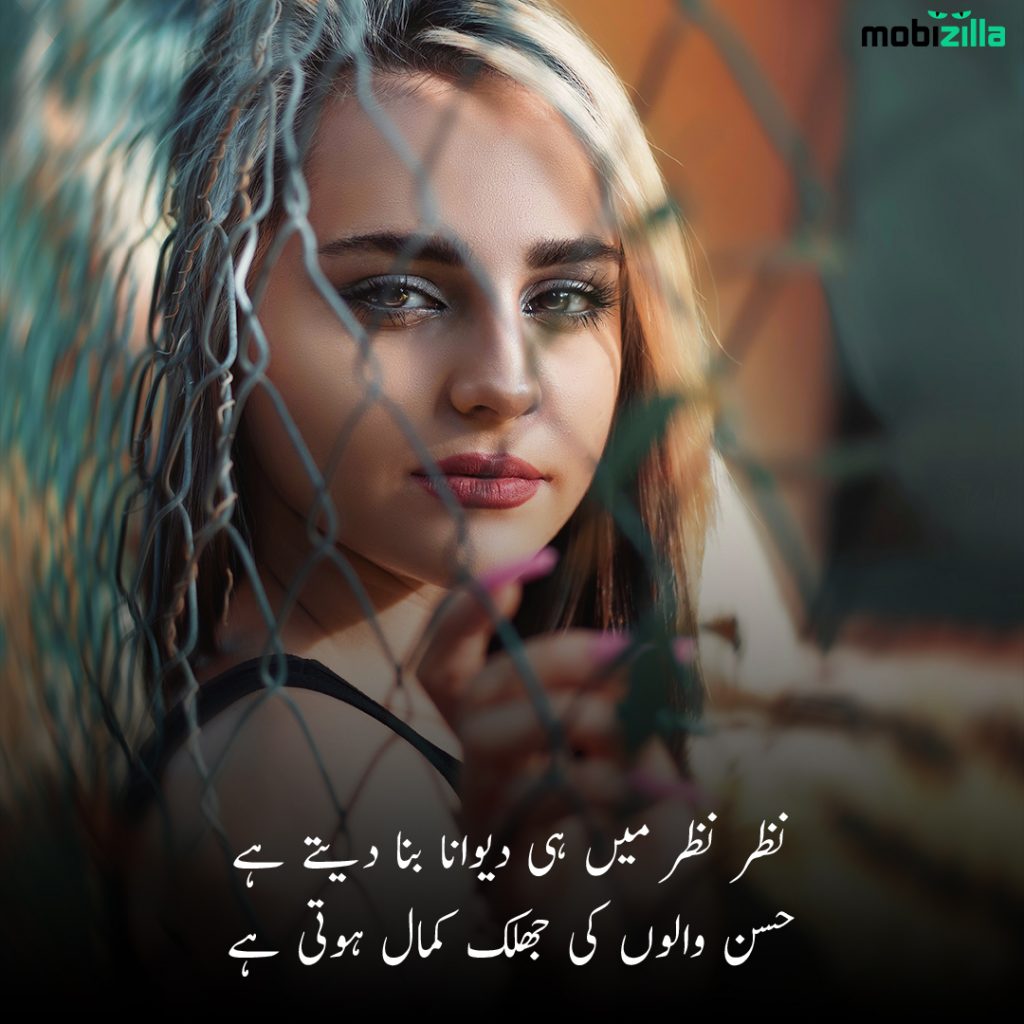 Poetry on beauty in Urdu