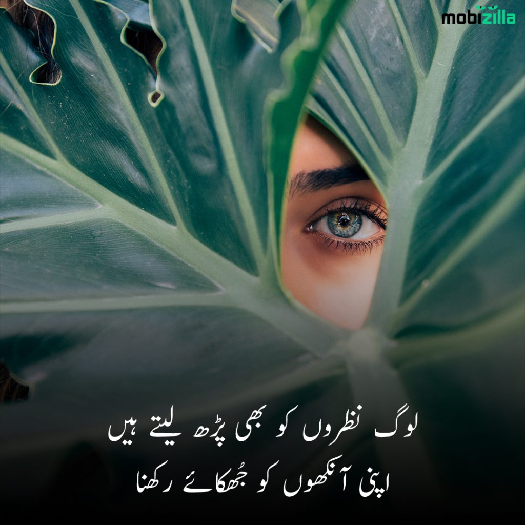 Eyes poetry in Urdu