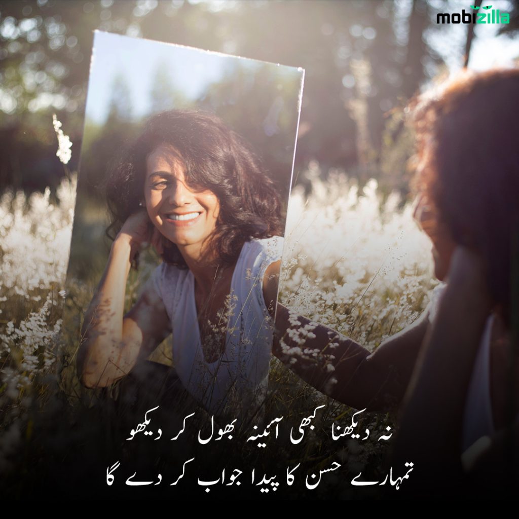 Poetry on beauty in Urdu