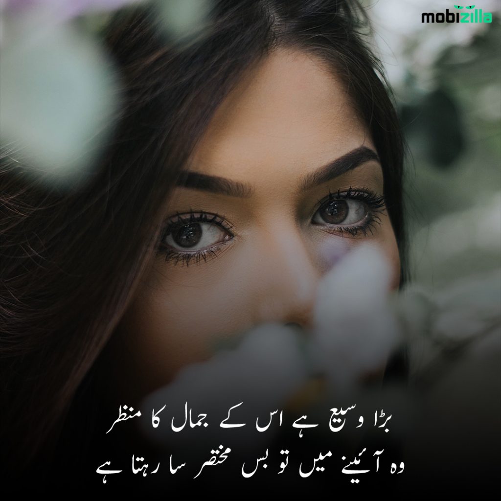 Poetry on beauty in Urdu