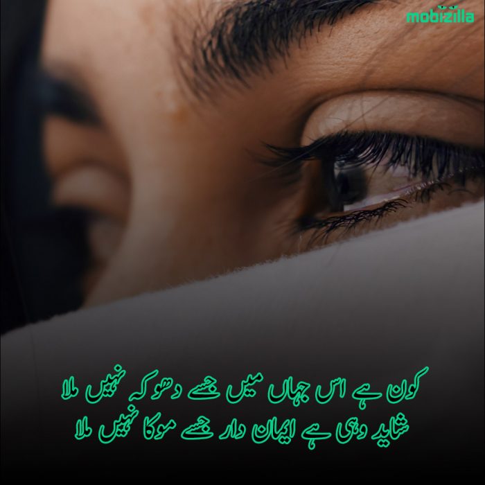 love dhoka poetry in urdu