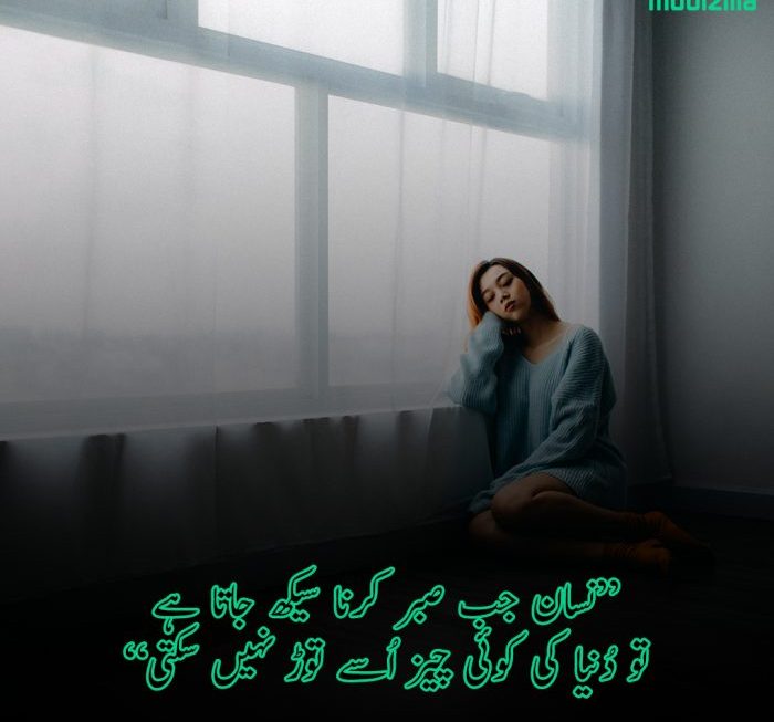 Sabar Poetry in Urdu with images | Patience Poetry