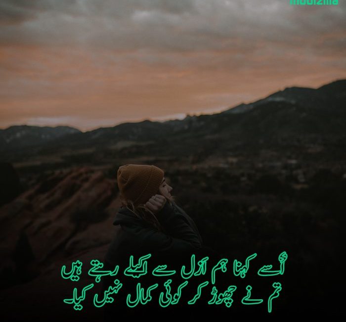 Tanhai Poetry in Urdu Images | Tanhai Shayari 2 line