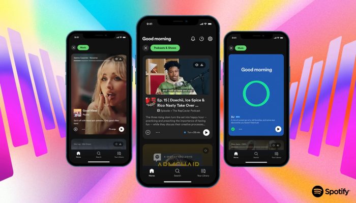 Spotify revamps its app with TikTok-style feeds