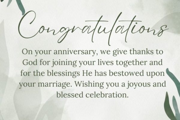 Religious Wedding Anniversary Wishes | Messages | Quotes