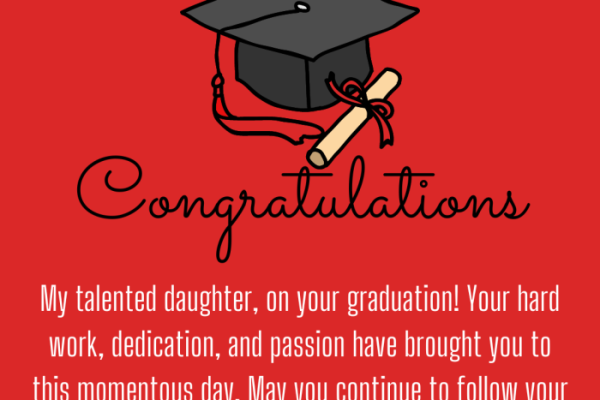 Graduation Wishes for Daughter | Messages | Quotes