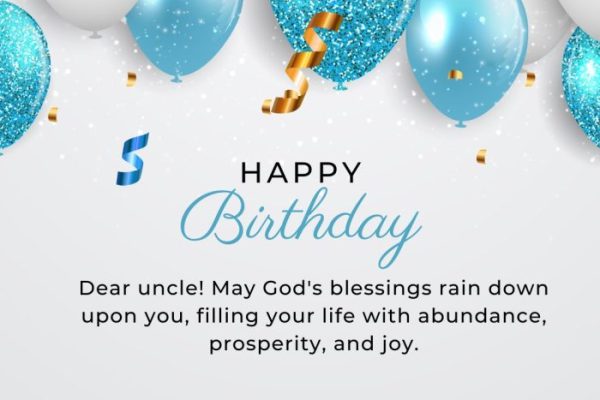 Religious Birthday Wishes for Uncle