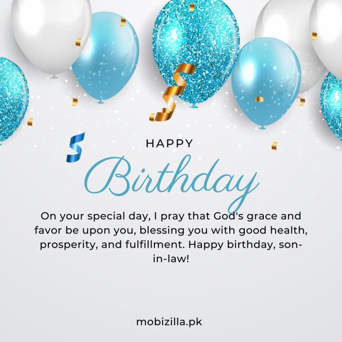 Religious Birthday Wishes for Son in Law