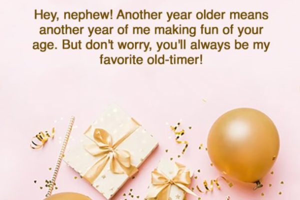 Best Funny Birthday Wishes for Nephew with Images