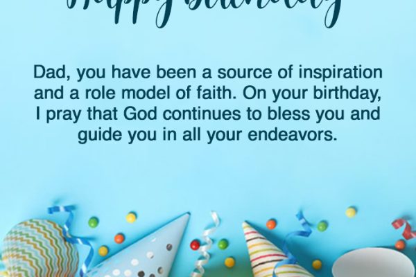 Religious Birthday Wishes for Dad with Images