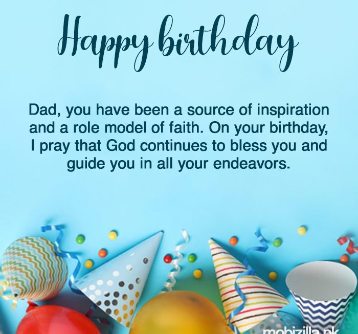 Religious Birthday Wishes for Dad with Images