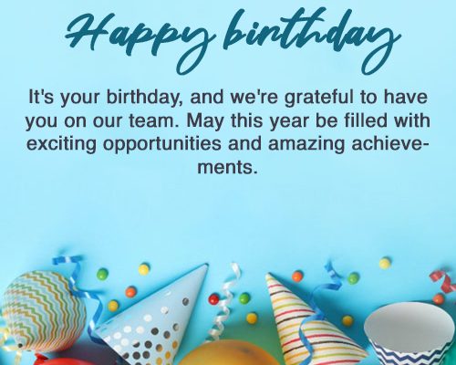 50 Best Birthday Wishes for Employees with Images