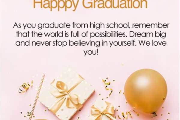 Best High School Graduation Wishes for Daughter with Images