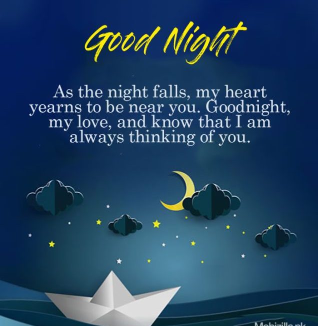 Best Good Night Messages and Wishes for Her with Images